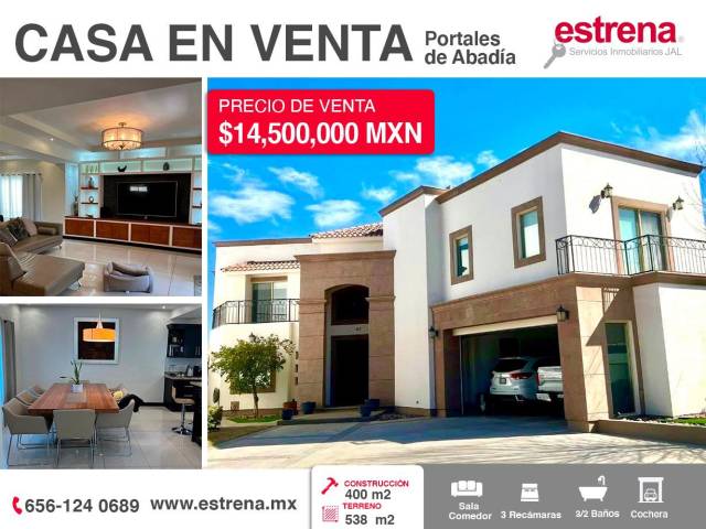 #6 - RESIDENCIA para Venta en Juárez - CH